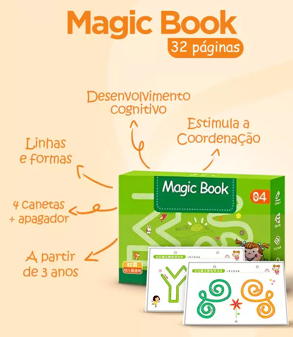 Caderno de Desenvolvimento Infantil MagicBook