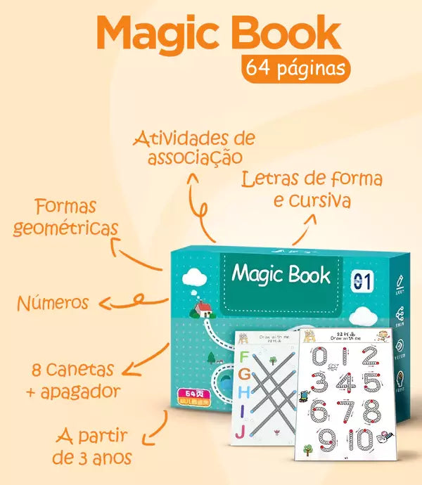 Caderno de Desenvolvimento Infantil MagicBook