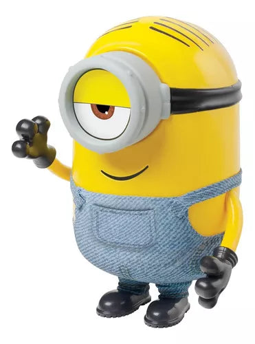 Boneco Minions Stuart do Filme Meu Malvado Favorito 24cm Fala 10 Frases