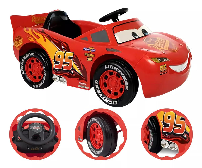 Carro Elétrico Infantil Relâmpago Mcqueen Design Exclusivo