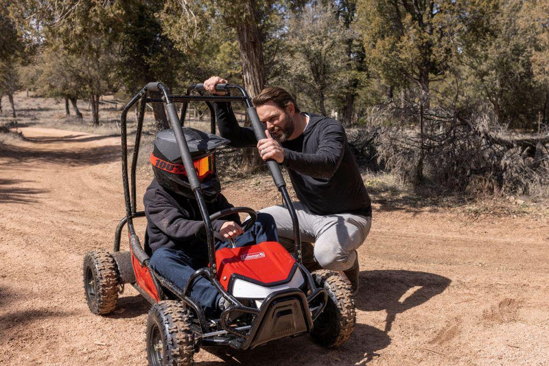 Mini Kart Off-Road a Gasolina Com Gaiola de Proteção