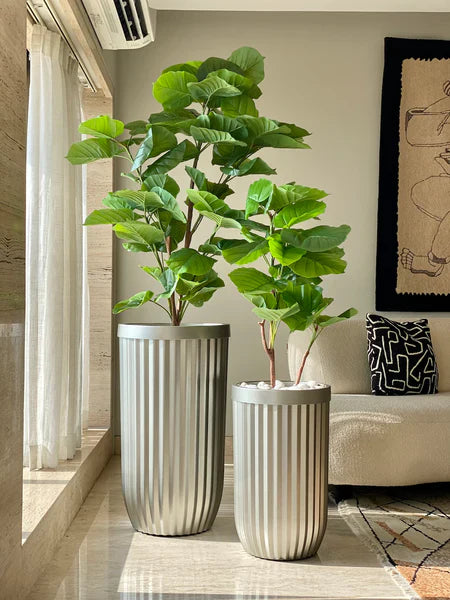 Vaso Decorativo Alto Padrão Para Plantas Inclui 3 Peças