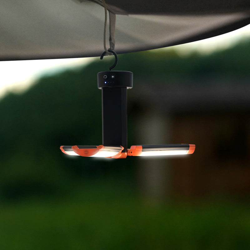 Lanterna de Camping Tripé de Alta Potência para Iluminação de Áreas Externas