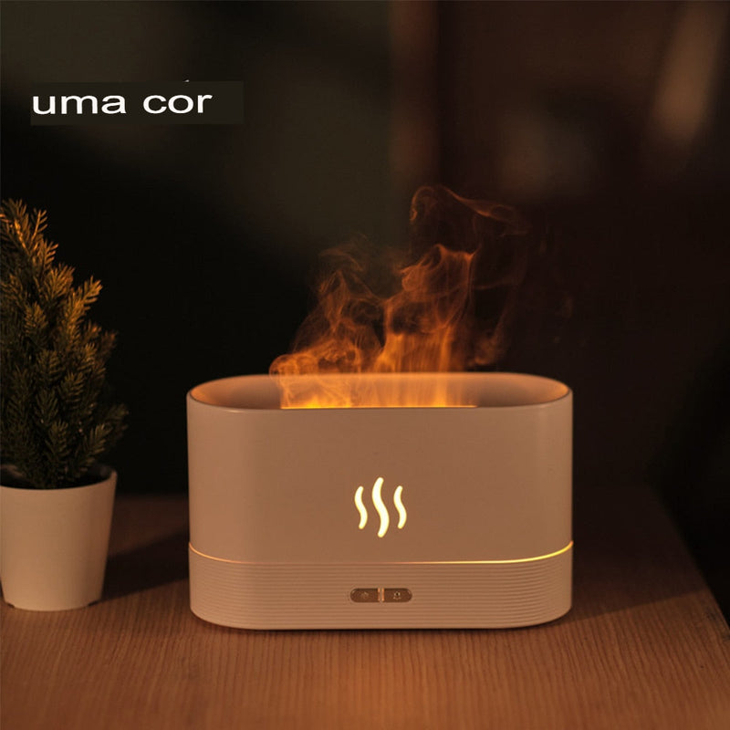 Umidificador e Aromatizador - Efeito Chamas - Até 7 cores