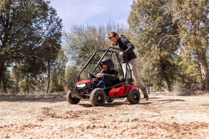 Mini Kart Off-Road a Gasolina Com Gaiola de Proteção